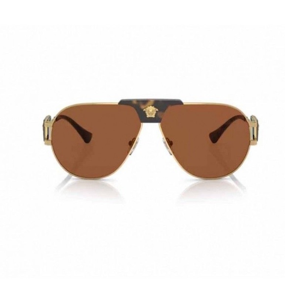 NEW VERSACE AVIATOR SUNGLASSES - Picture 2 of 4